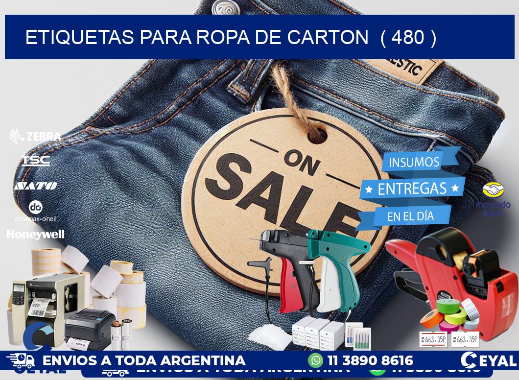 etiquetas para ropa de carton  ( 480 )