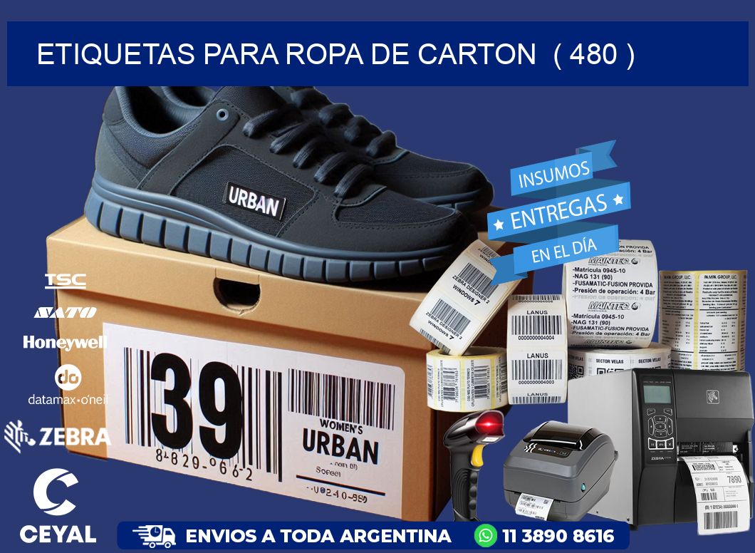 etiquetas para ropa de carton  ( 480 )