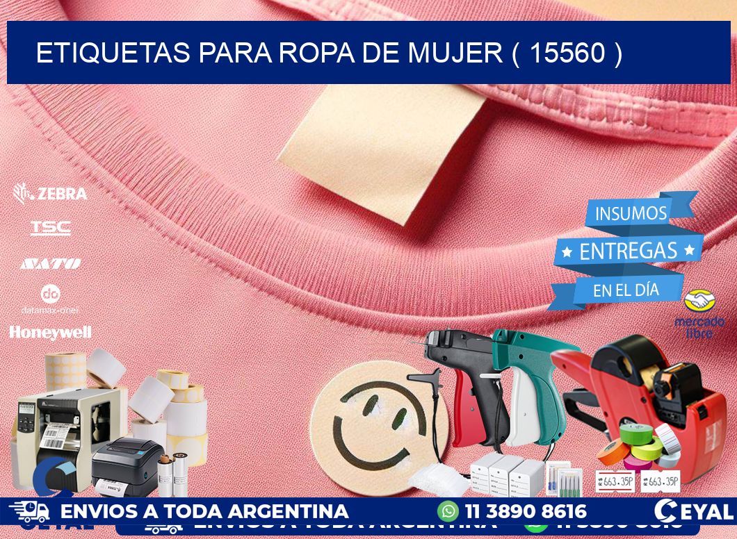 etiquetas para ropa de mujer ( 15560 )