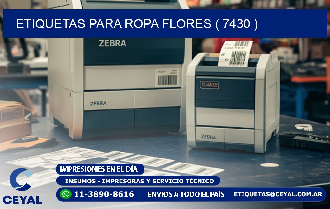 etiquetas para ropa flores ( 7430 )