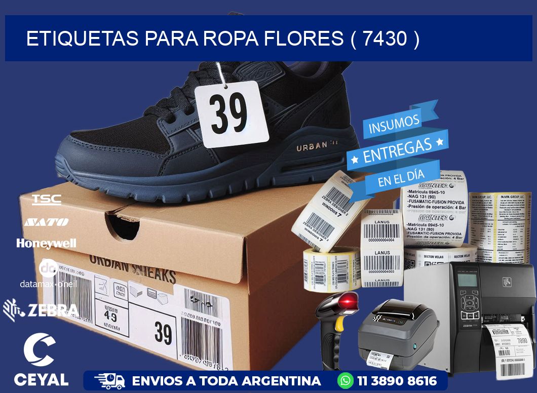 etiquetas para ropa flores ( 7430 )