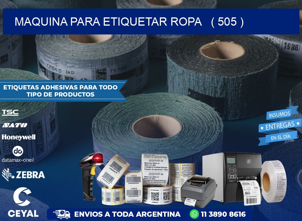 maquina para etiquetar ropa   ( 505 )