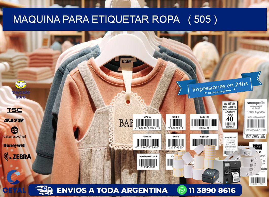 maquina para etiquetar ropa   ( 505 )