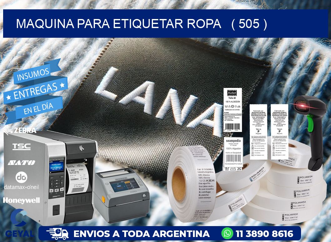 maquina para etiquetar ropa   ( 505 )