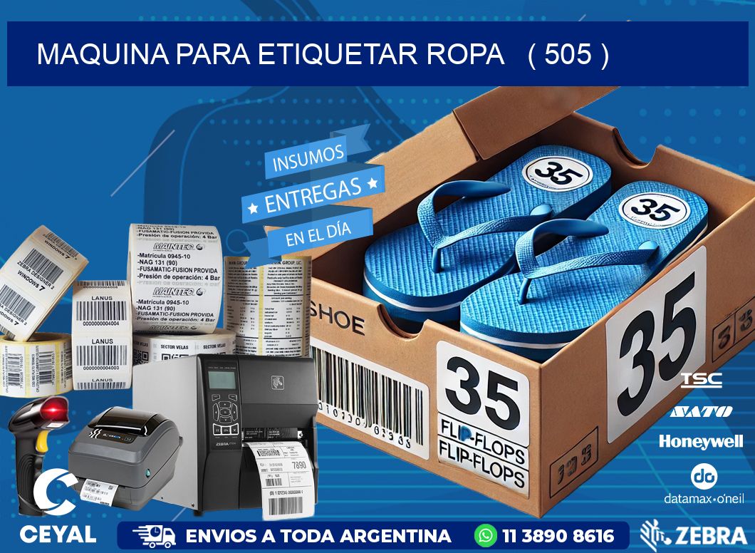 maquina para etiquetar ropa   ( 505 )