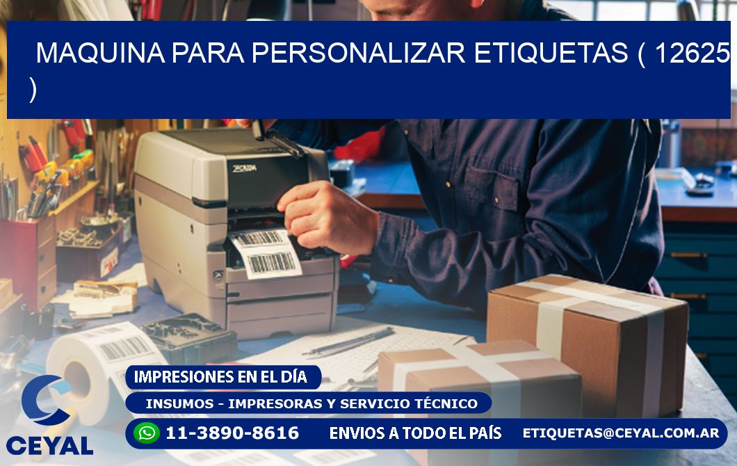 maquina para personalizar etiquetas ( 12625 )