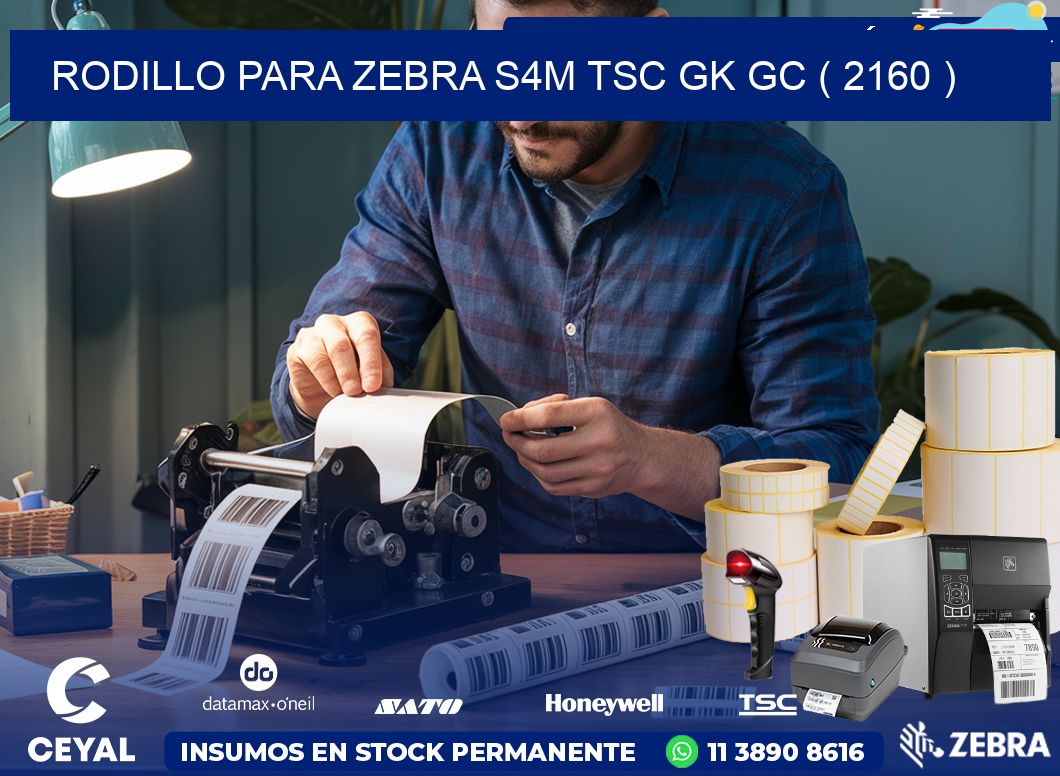 rodillo para zebra S4M TSC GK GC ( 2160 )