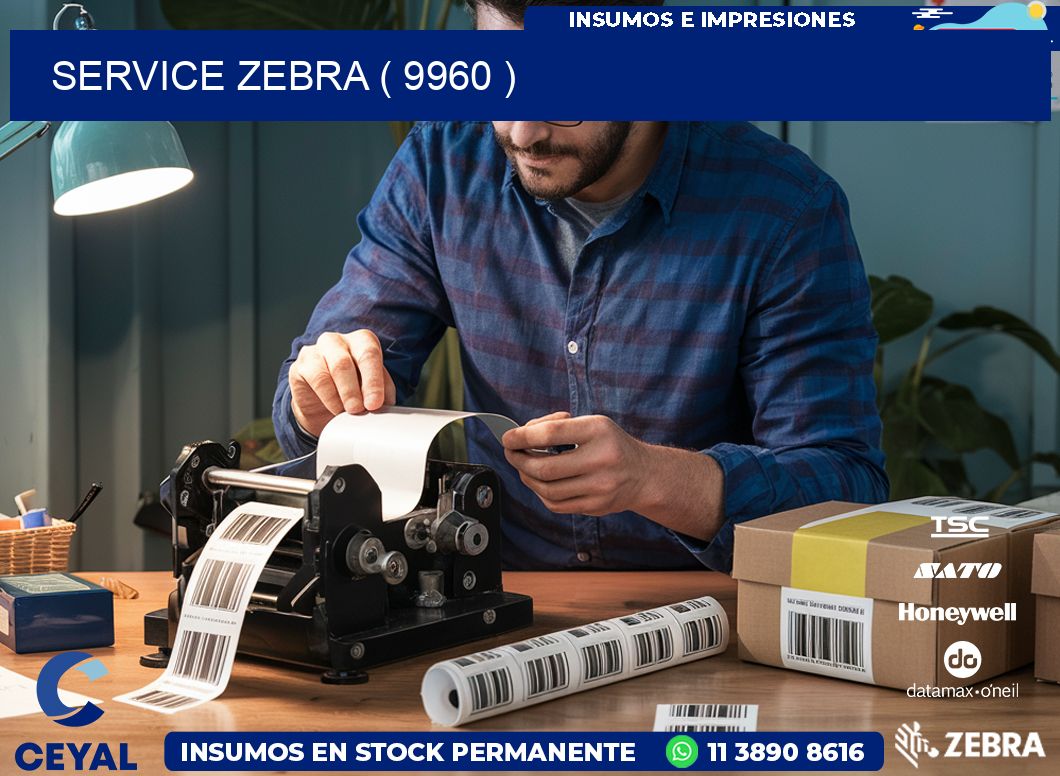 service zebra ( 9960 )