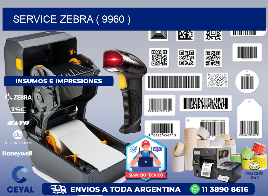 service zebra ( 9960 )