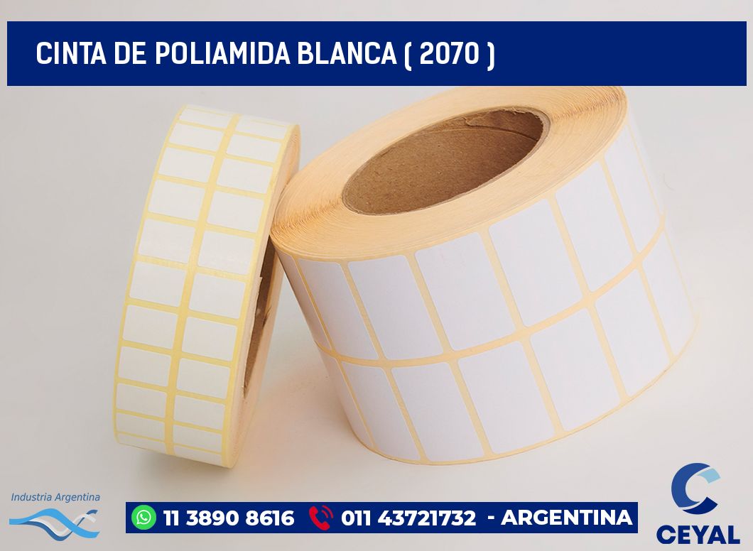 CINTA DE POLIAMIDA BLANCA ( 2070 )