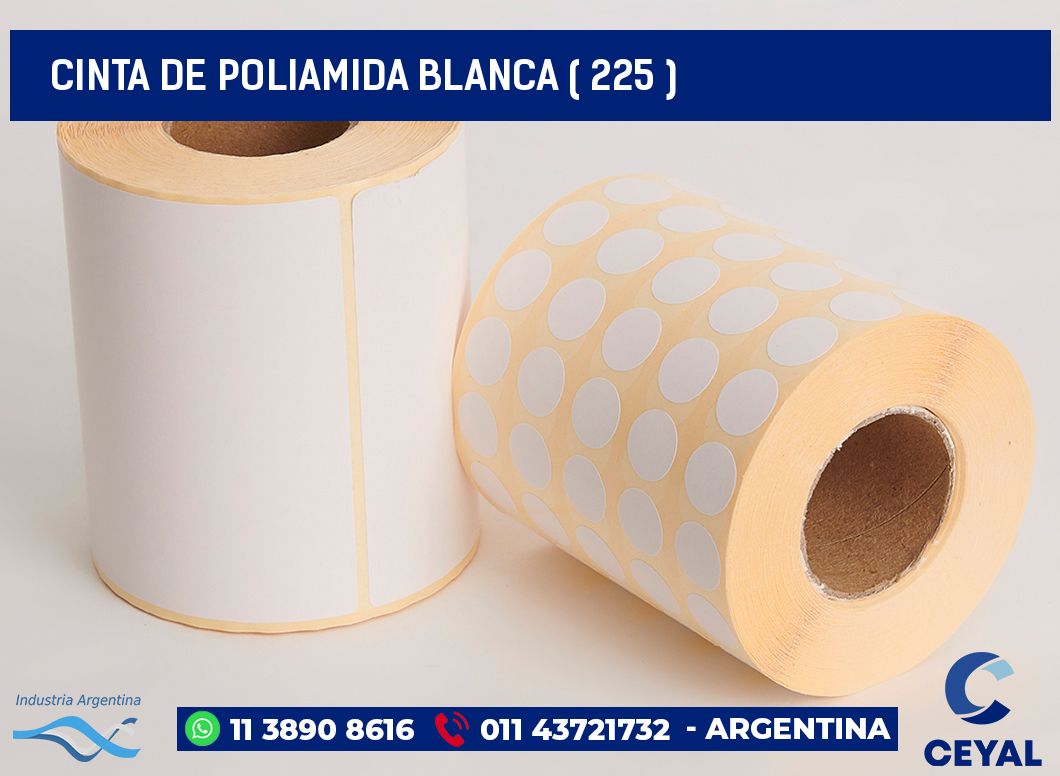 CINTA DE POLIAMIDA BLANCA ( 225 )