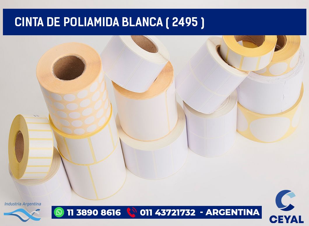 CINTA DE POLIAMIDA BLANCA ( 2495 )