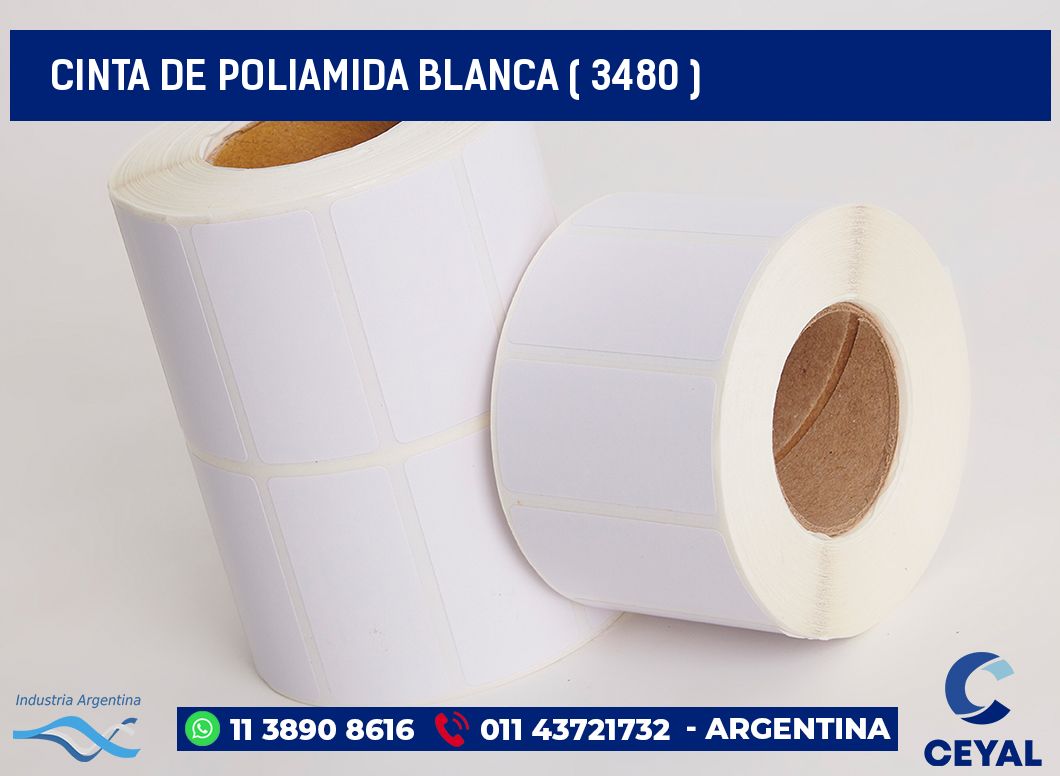 CINTA DE POLIAMIDA BLANCA ( 3480 )