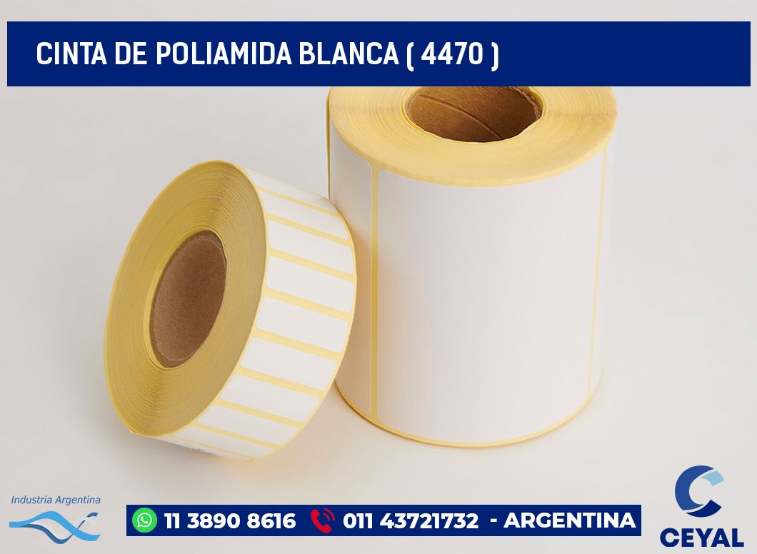 CINTA DE POLIAMIDA BLANCA ( 4470 )