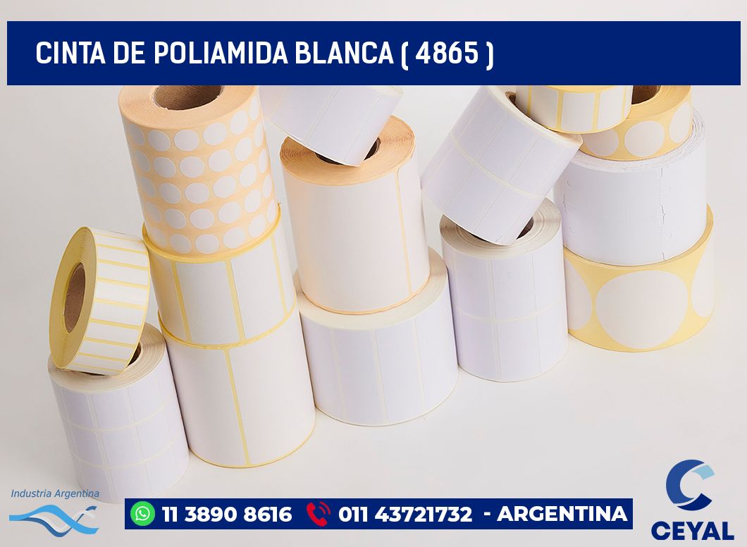 CINTA DE POLIAMIDA BLANCA ( 4865 )