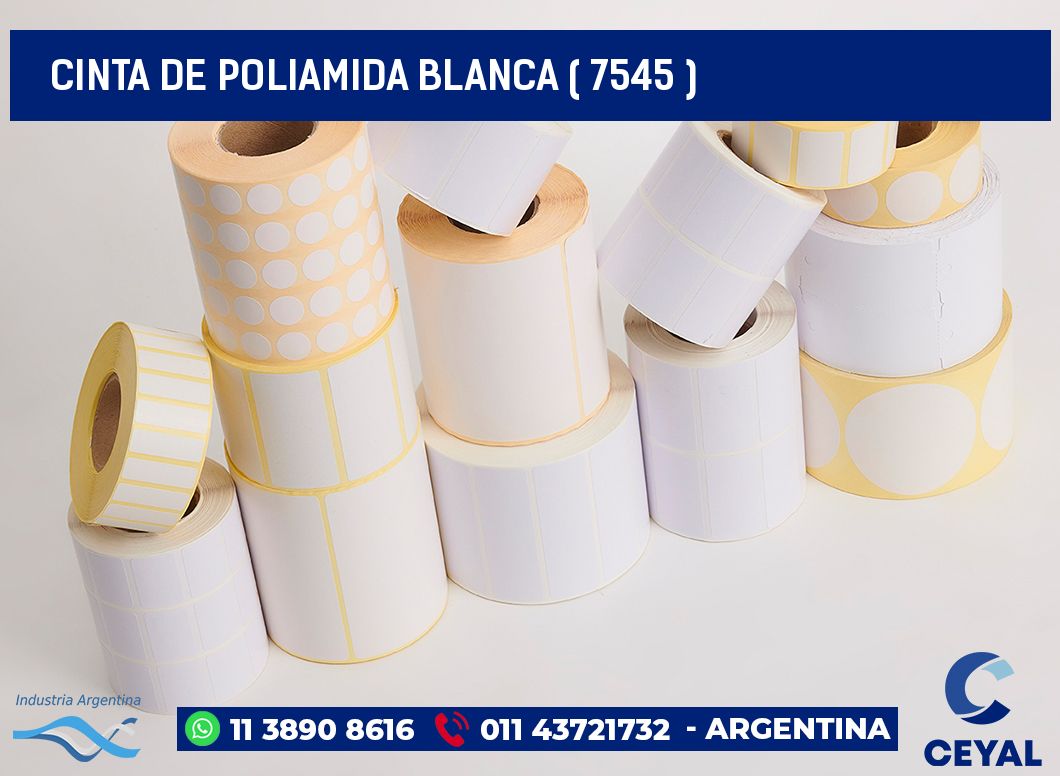 CINTA DE POLIAMIDA BLANCA ( 7545 )