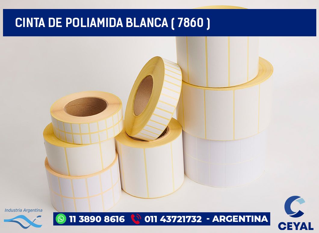 CINTA DE POLIAMIDA BLANCA ( 7860 )