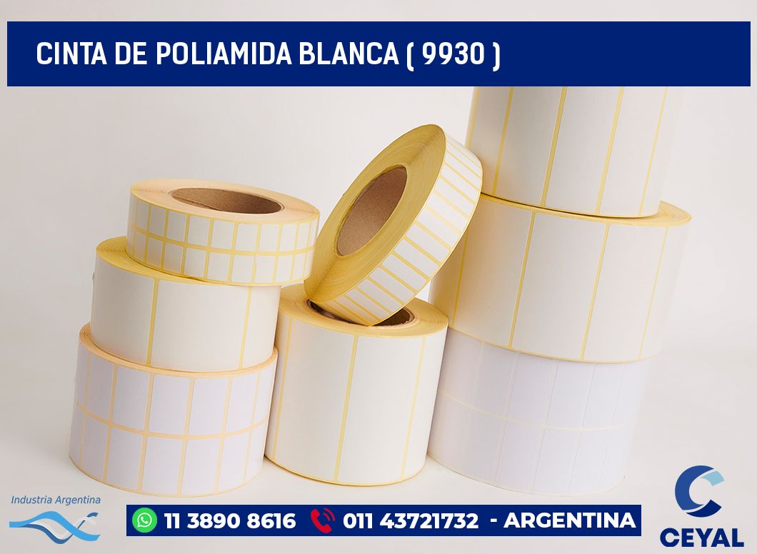 CINTA DE POLIAMIDA BLANCA ( 9930 )