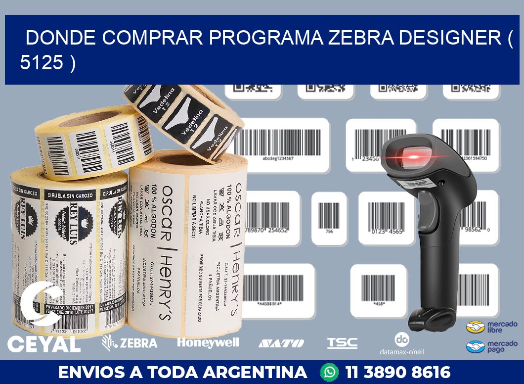 DONDE COMPRAR PROGRAMA ZEBRA DESIGNER ( 5125 )