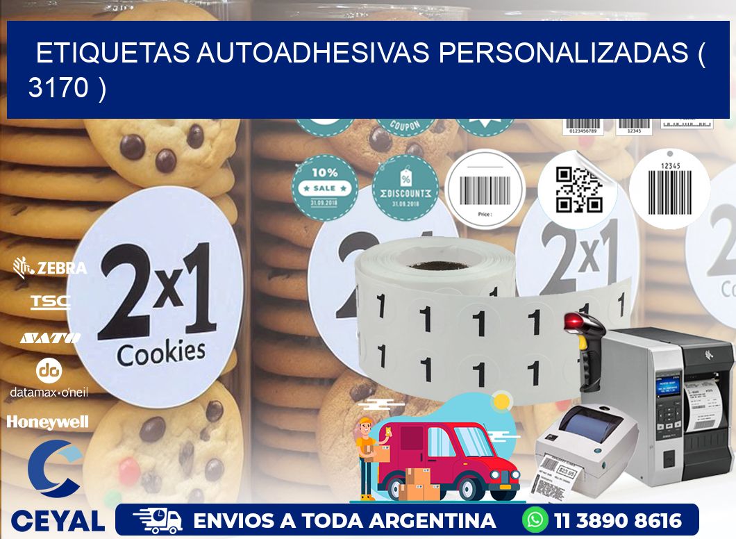 ETIQUETAS AUTOADHESIVAS PERSONALIZADAS ( 3170 )