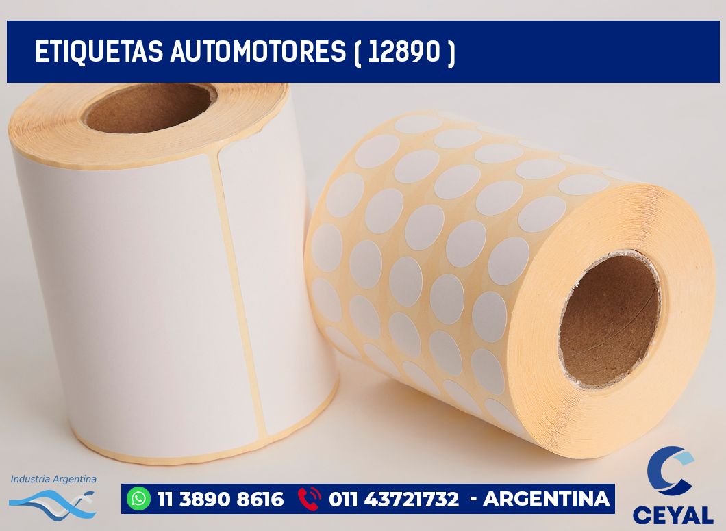 ETIQUETAS AUTOMOTORES ( 12890 )