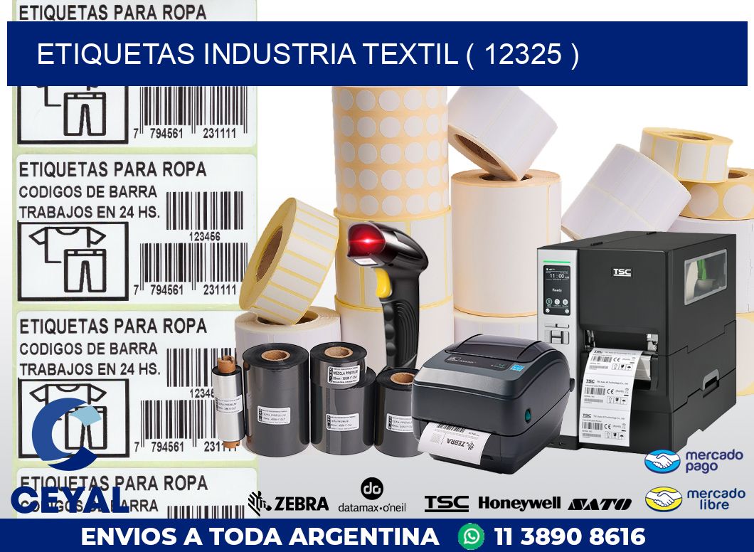 ETIQUETAS INDUSTRIA TEXTIL ( 12325 )