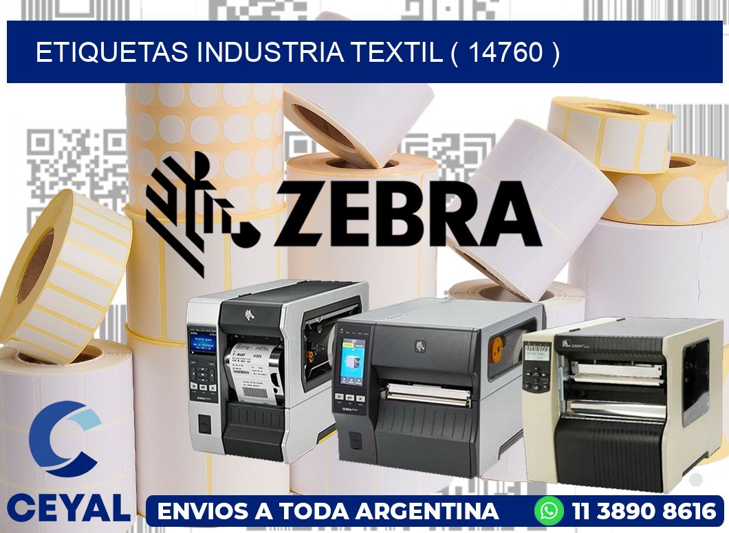 ETIQUETAS INDUSTRIA TEXTIL ( 14760 )