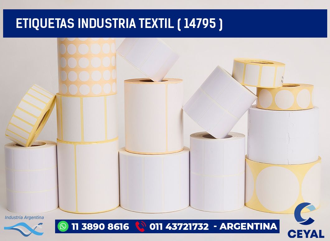 ETIQUETAS INDUSTRIA TEXTIL ( 14795 )