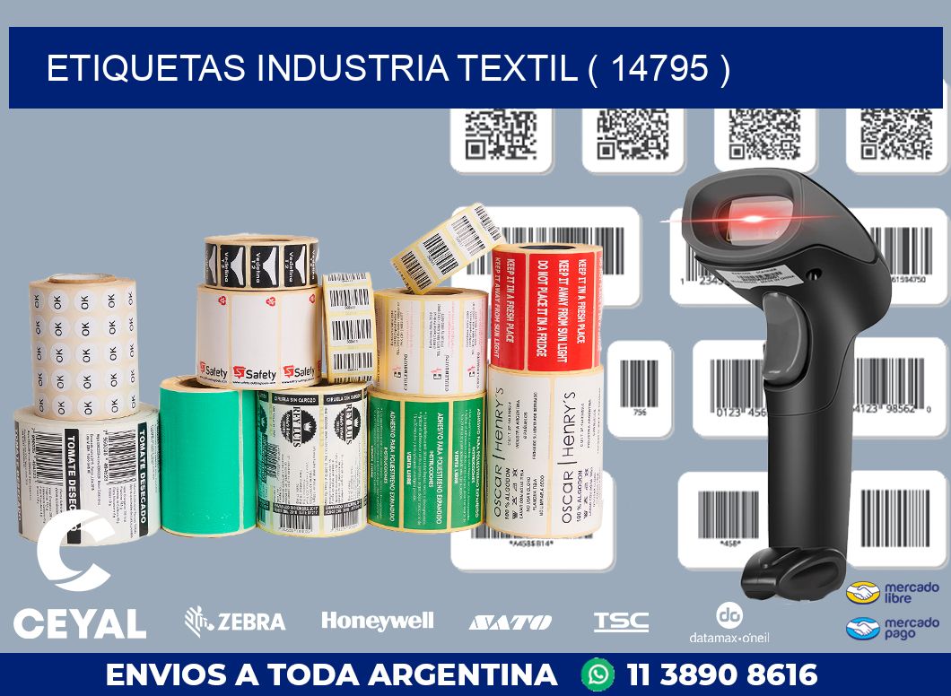 ETIQUETAS INDUSTRIA TEXTIL ( 14795 )