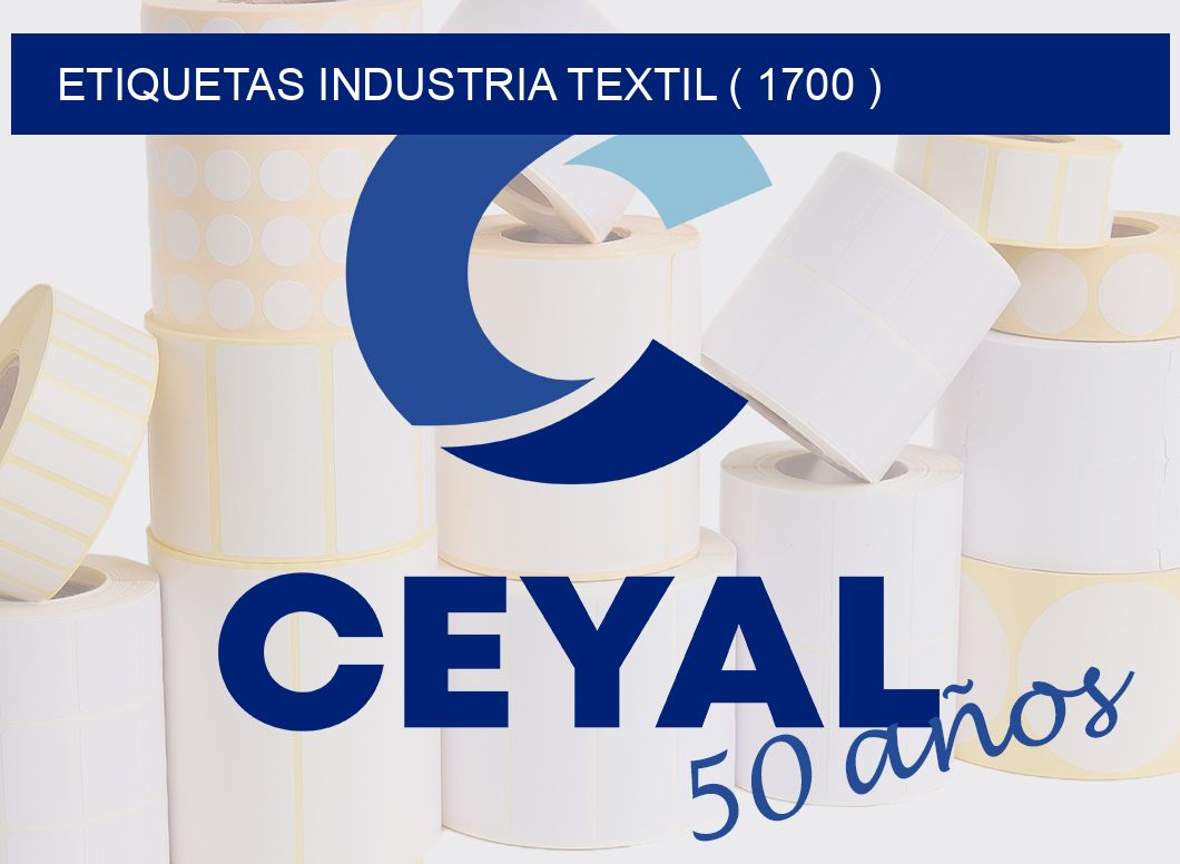 ETIQUETAS INDUSTRIA TEXTIL ( 1700 )