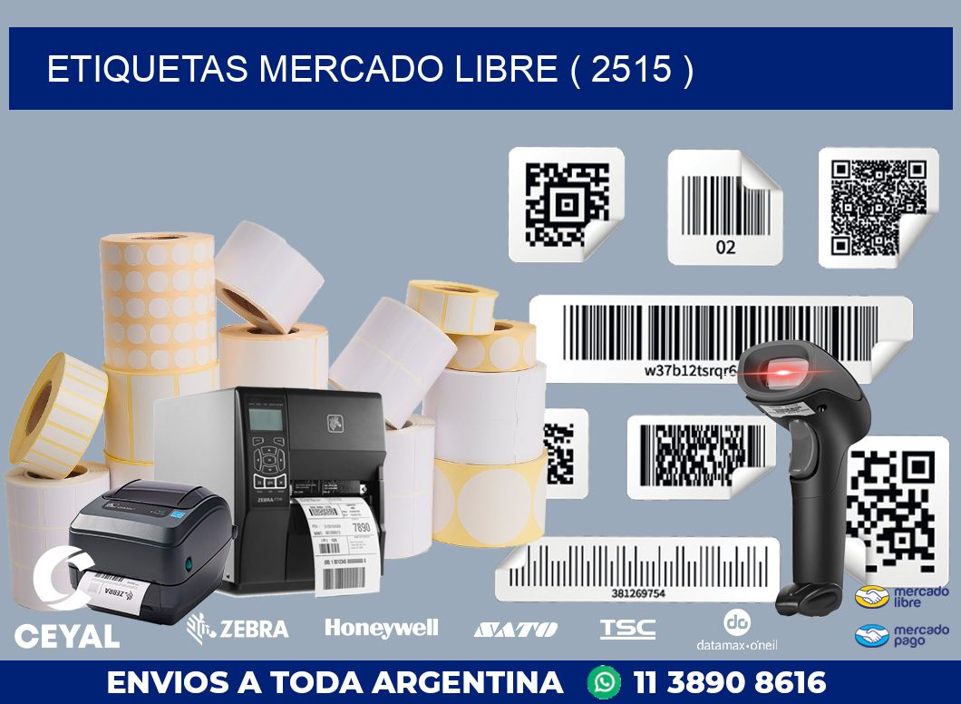 ETIQUETAS MERCADO LIBRE ( 2515 )