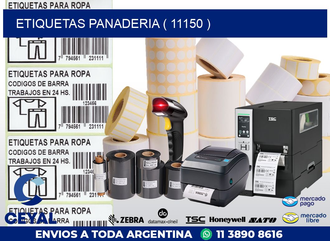 ETIQUETAS PANADERIA ( 11150 )