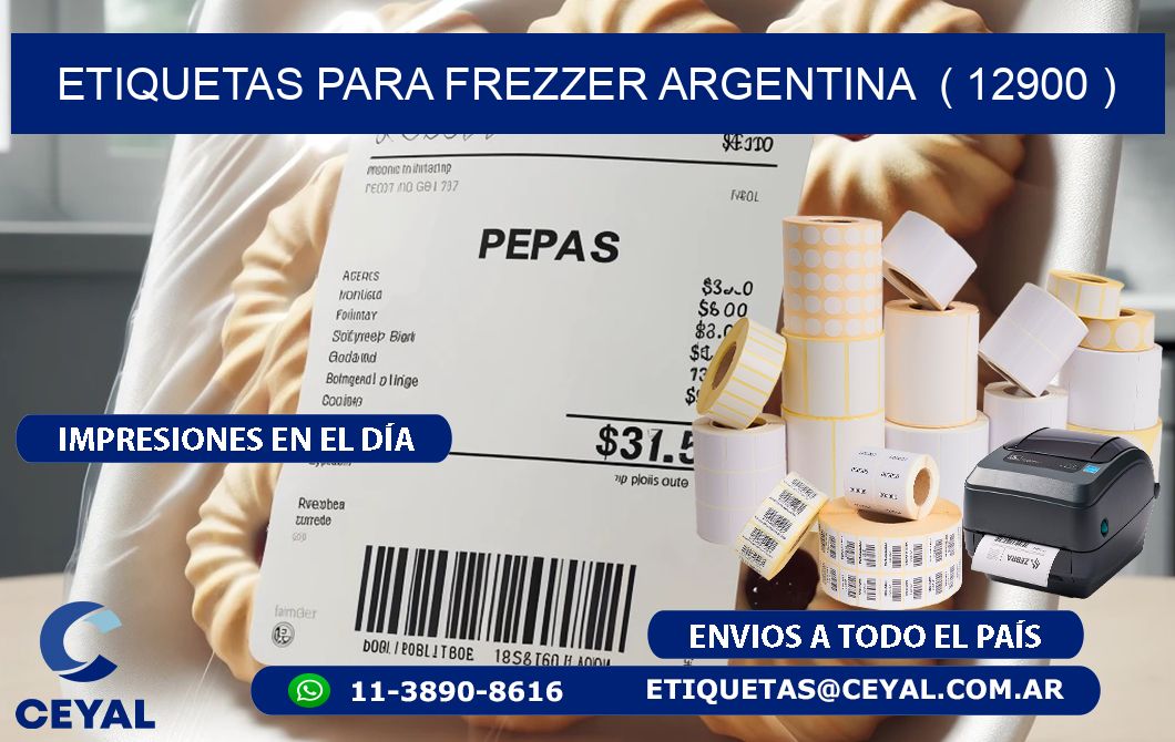 ETIQUETAS PARA FREZZER ARGENTINA  ( 12900 )