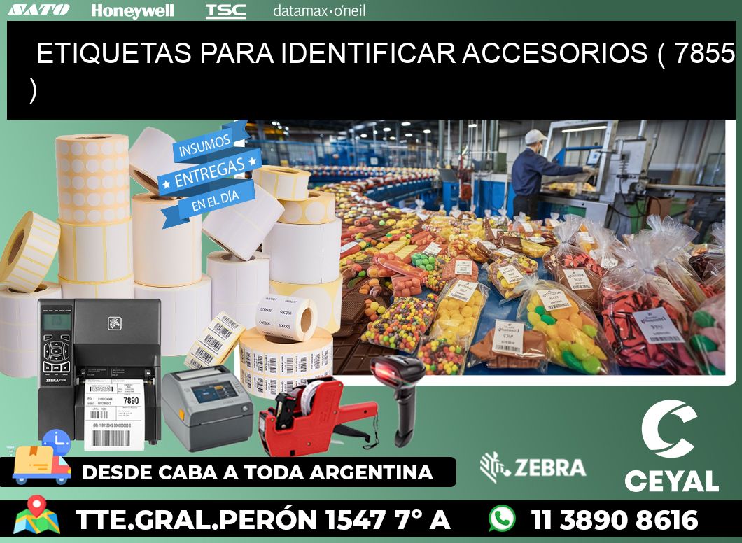 ETIQUETAS PARA IDENTIFICAR ACCESORIOS ( 7855 )