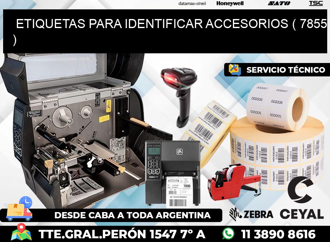 ETIQUETAS PARA IDENTIFICAR ACCESORIOS ( 7855 )