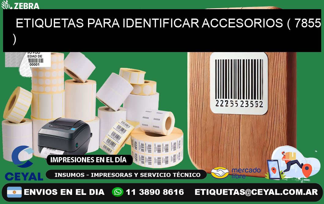 ETIQUETAS PARA IDENTIFICAR ACCESORIOS ( 7855 )