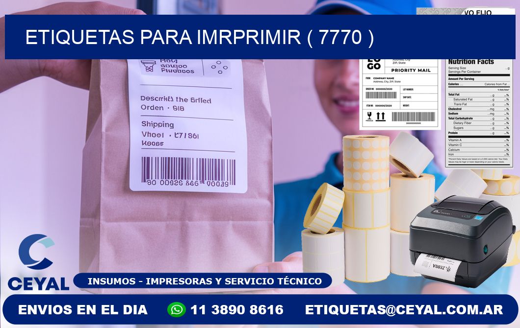 ETIQUETAS PARA IMRPRIMIR ( 7770 )