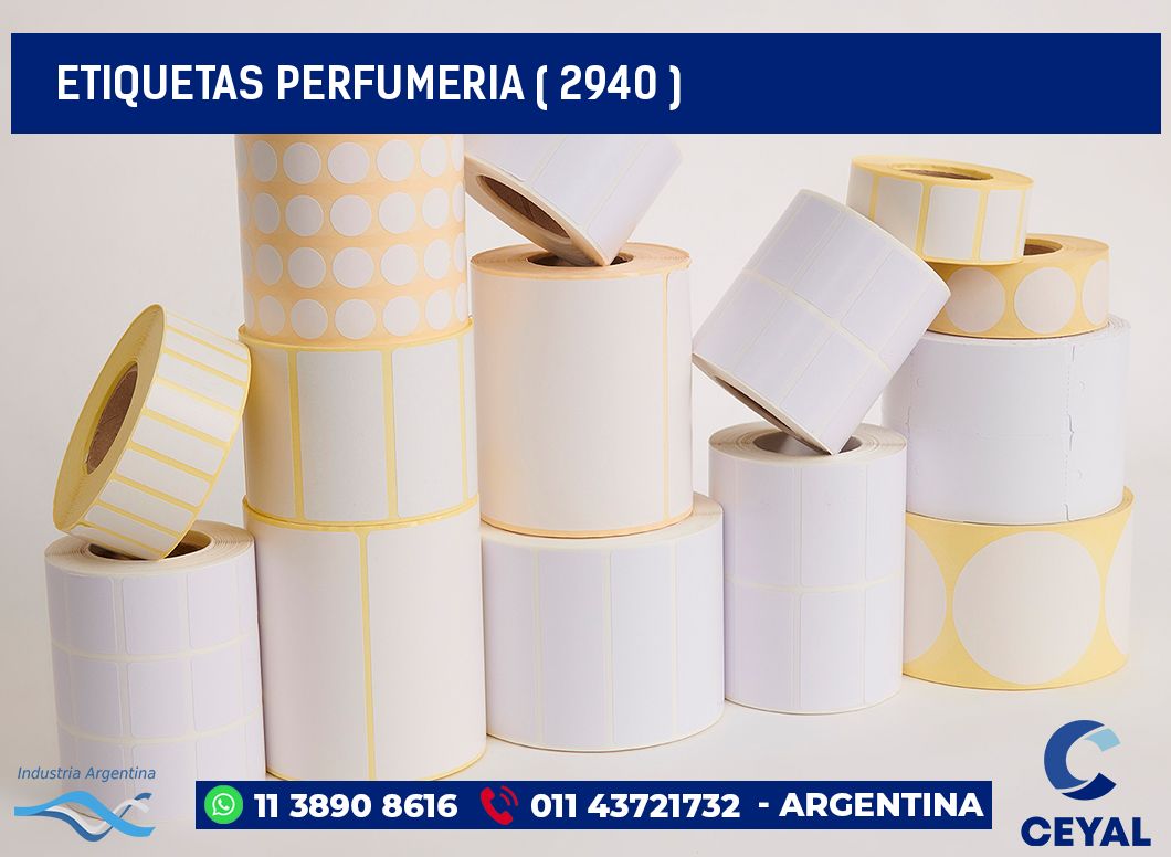 ETIQUETAS PERFUMERIA ( 2940 )