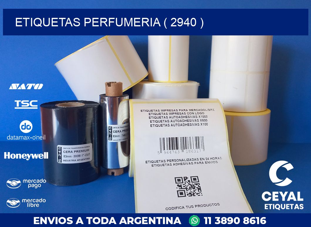 ETIQUETAS PERFUMERIA ( 2940 )