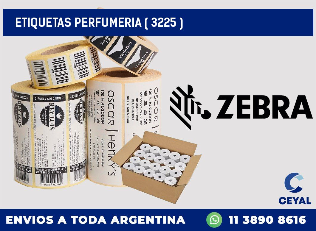 ETIQUETAS PERFUMERIA ( 3225 )