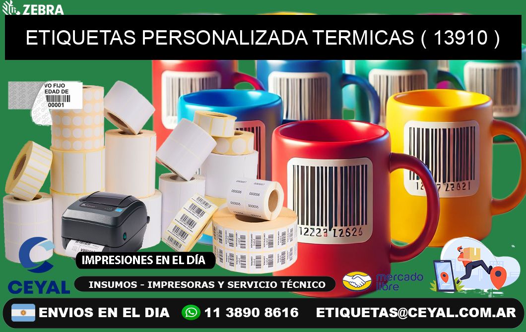 ETIQUETAS PERSONALIZADA TERMICAS ( 13910 )