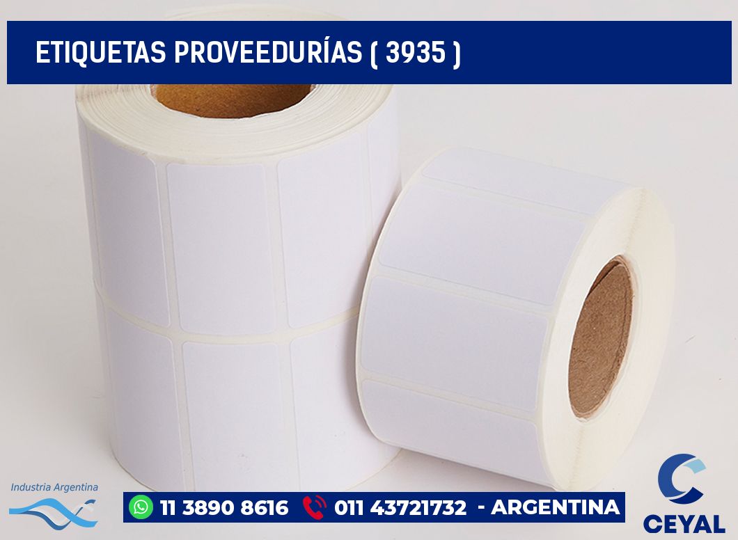 ETIQUETAS PROVEEDURÍAS ( 3935 )