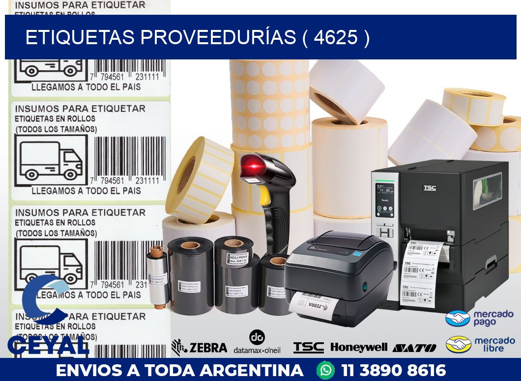 ETIQUETAS PROVEEDURÍAS ( 4625 )