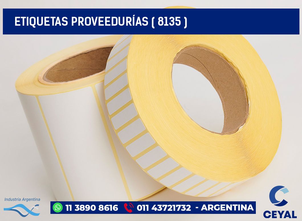 ETIQUETAS PROVEEDURÍAS ( 8135 )