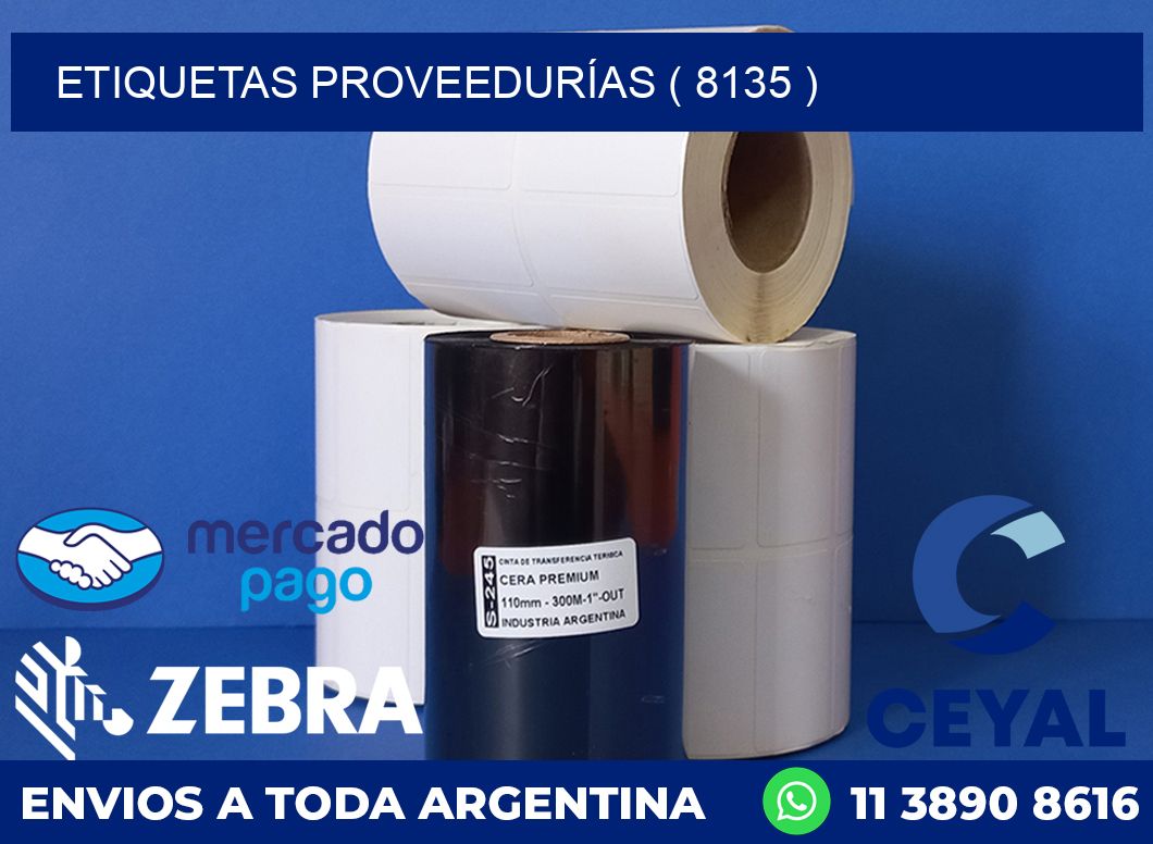 ETIQUETAS PROVEEDURÍAS ( 8135 )