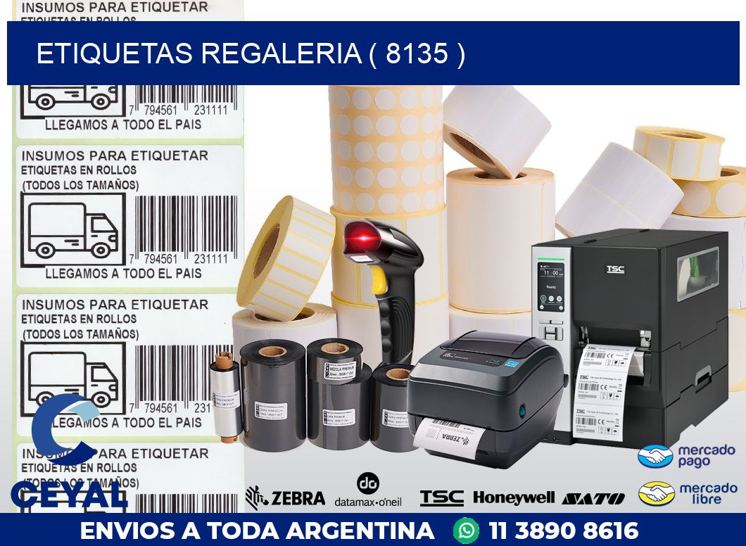 ETIQUETAS REGALERIA ( 8135 )