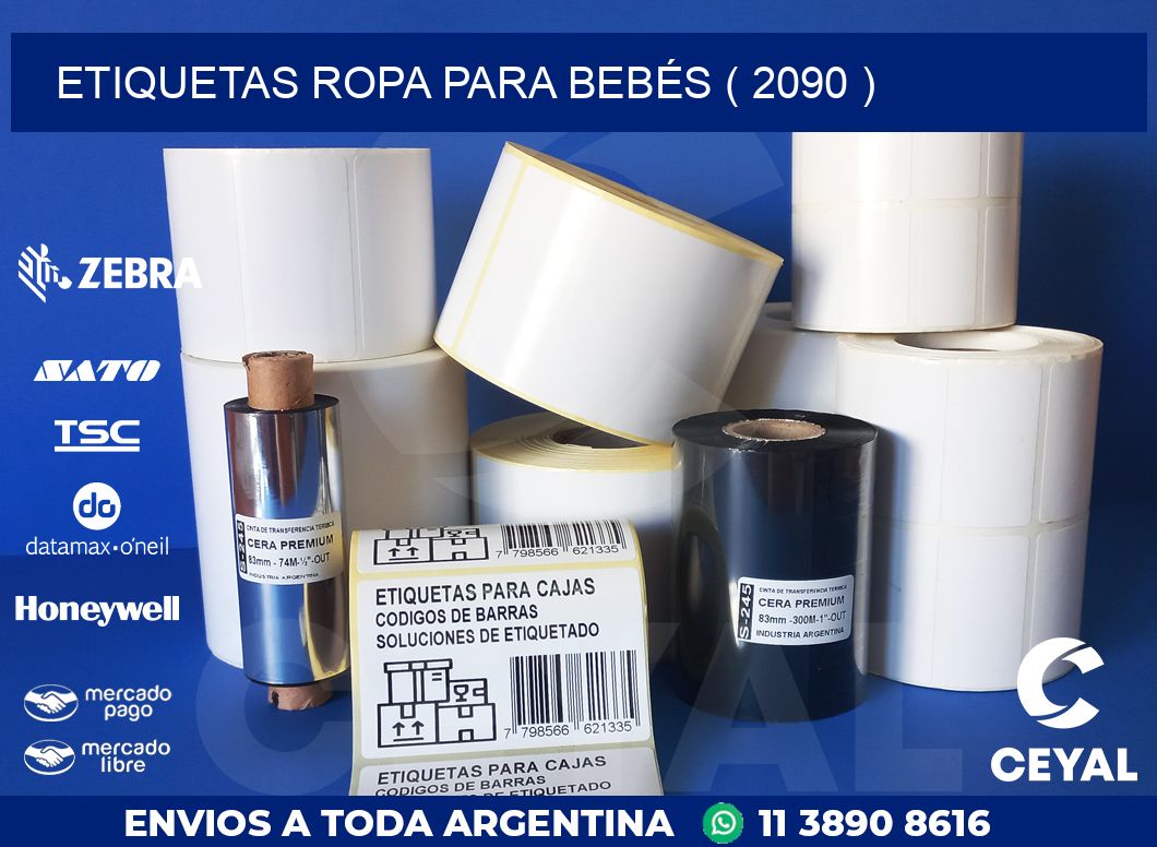 ETIQUETAS ROPA PARA BEBÉS ( 2090 )