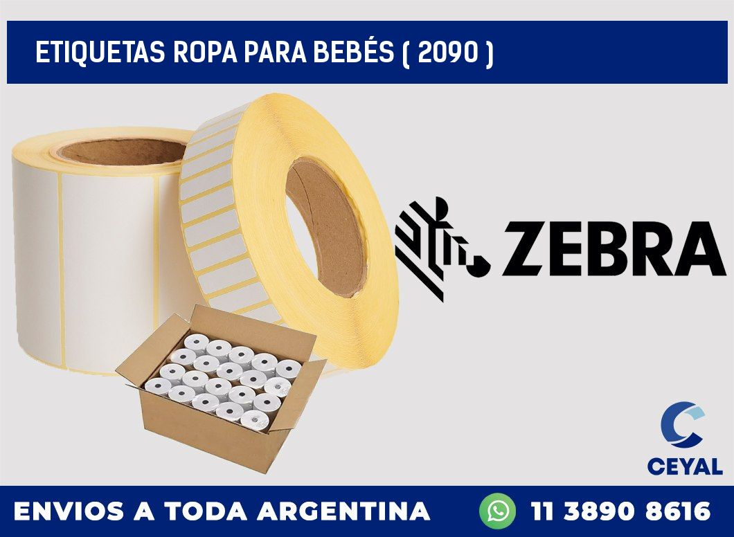 ETIQUETAS ROPA PARA BEBÉS ( 2090 )