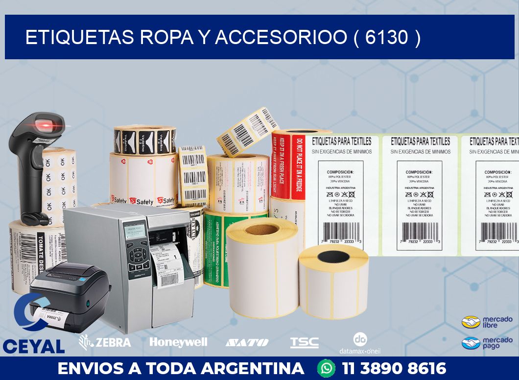 ETIQUETAS ROPA Y ACCESORIOO ( 6130 )