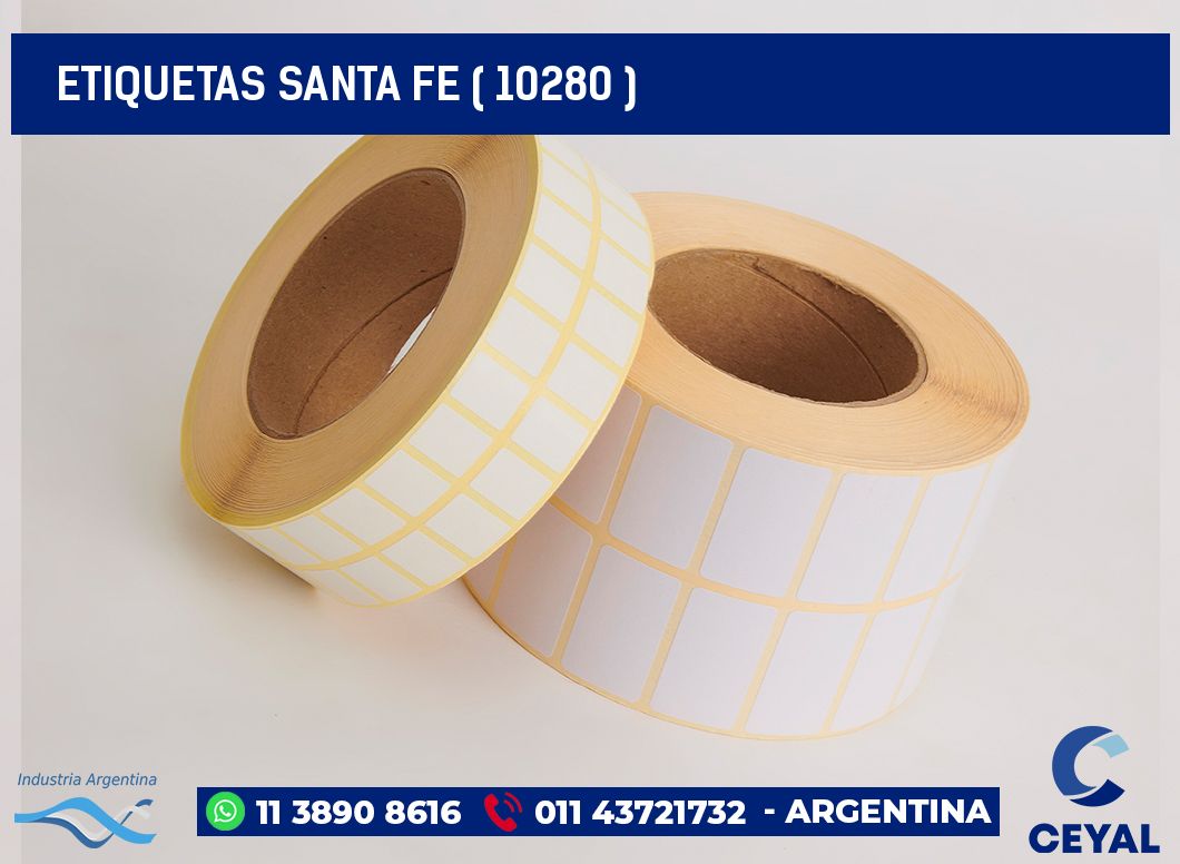 ETIQUETAS SANTA FE ( 10280 )